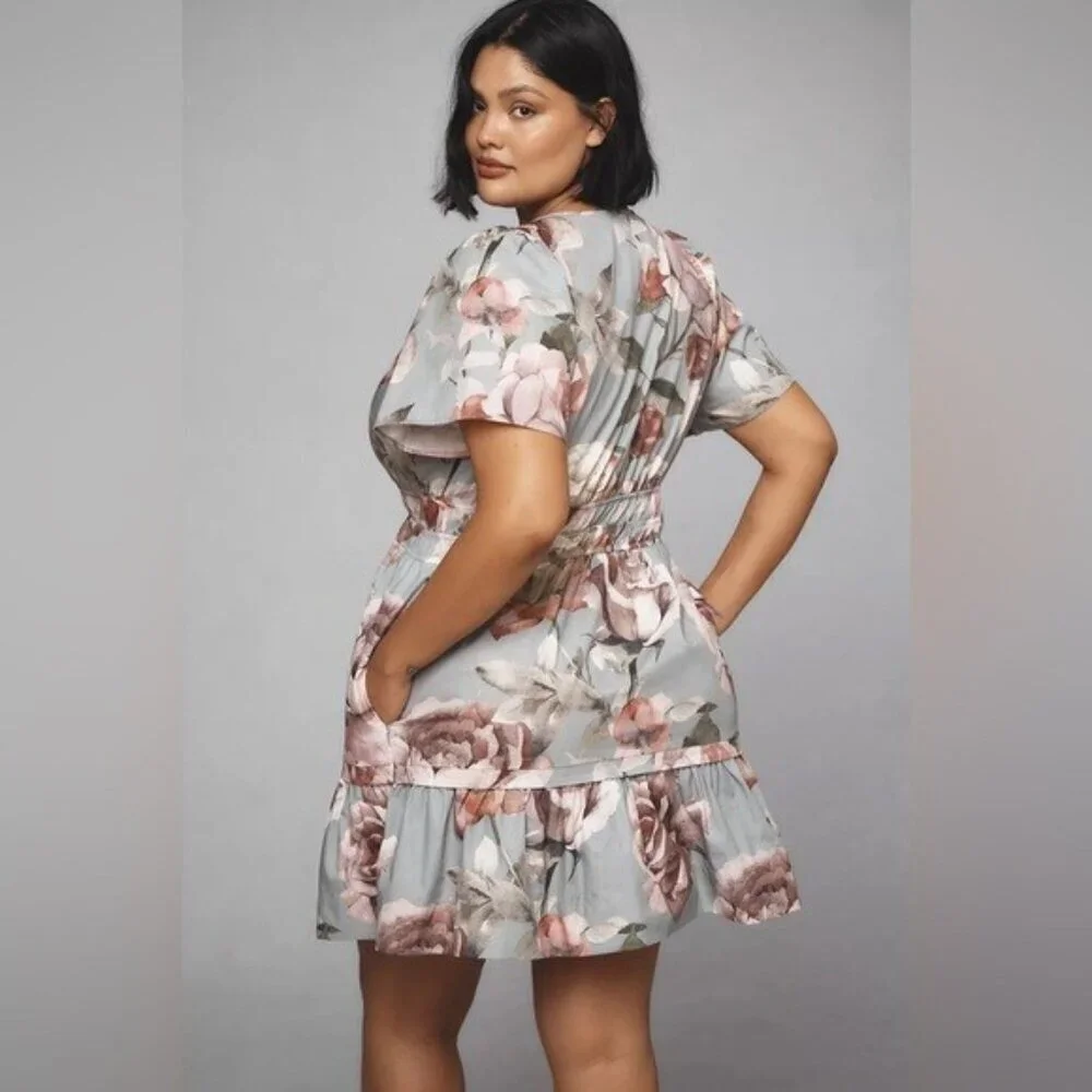 NWT Size 3X- Loverly Grey x Anthropologie The Somerset Mini Dress (NWT US$ 140) - Picture 3 of 15